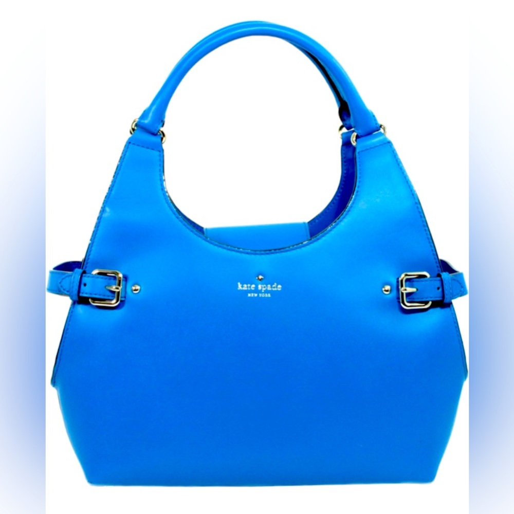 Kate Spade Vanston Small Dylan Bluebell Leather Satchel‎ Handbag